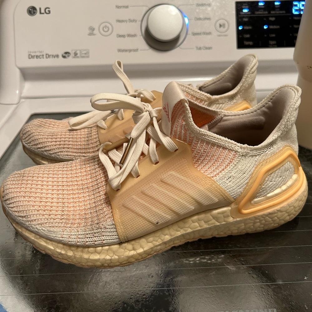Adidas ultra boost, light orange